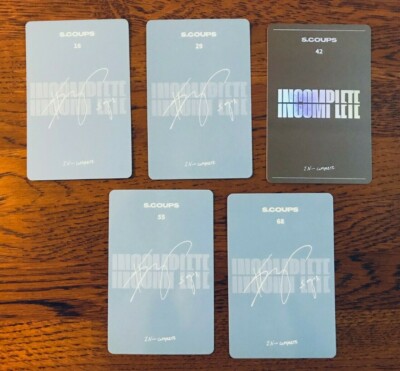 SEVENTEEN S.COUPS Incomplete (In-Complete) photocard Photo card