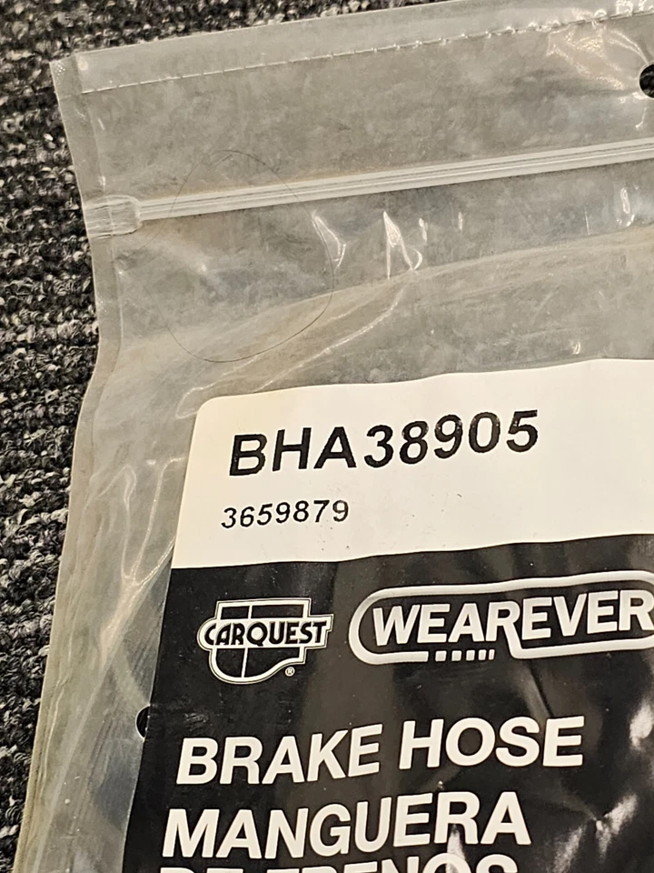 (QTY 3) For 1990-1998 Buick Skylark Front Left Brake Line Hose BHA38905 - Image 3 of 4