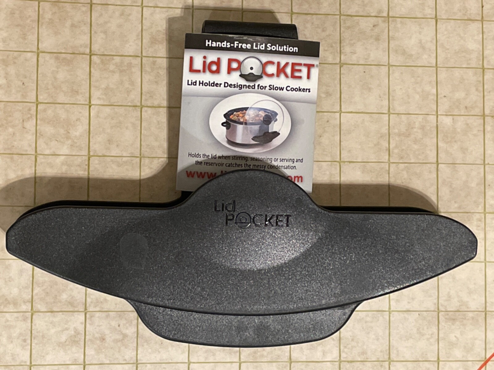FREE Shipping Over 15 Slow Cooker/Crock Pot Lid Holder, Lid Pocket