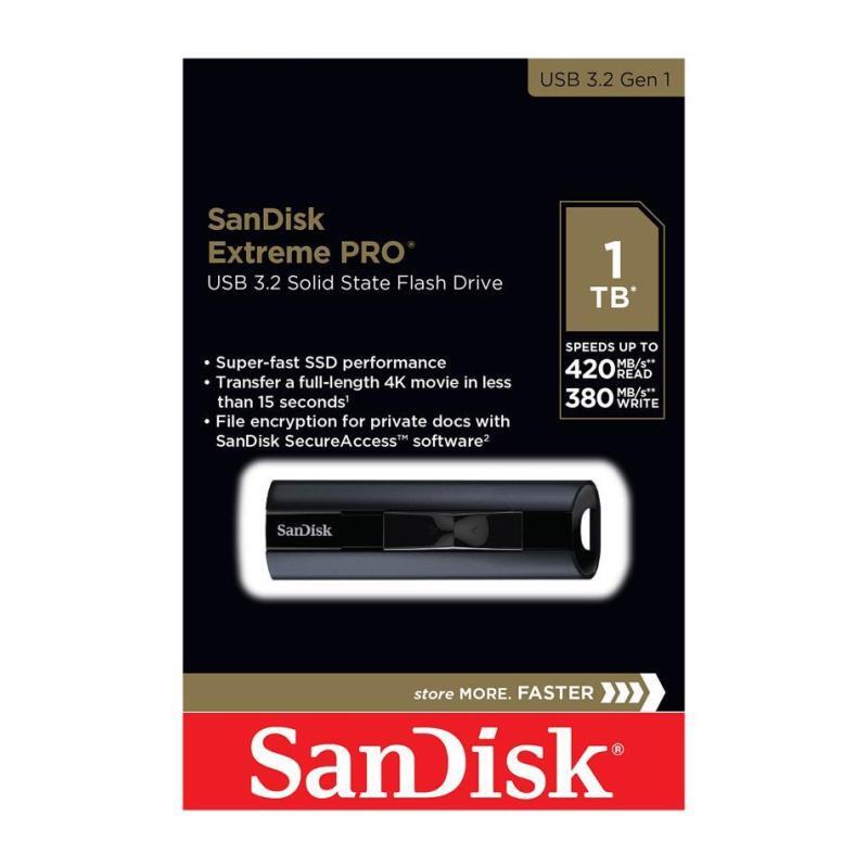 SanDisk Extreme Pro USB 3.1 Chiavetta Flash (SDCZ880) - 512GB / 1TB, Ultra Veloce