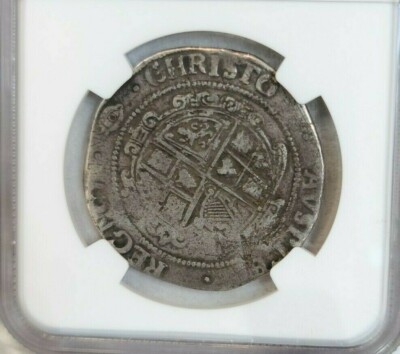1645 ENGLAND SILVER 1/2 CROWN S-2778 CHARLES I NGC VG 10 SCARCE