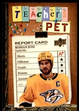 2023-24 UPPER DECKTEACHERS PET GOLD ROMAN JOSI NASHVILLE PREDATORS #TP-5