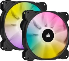 Image of Corsair iCUE SP140 RGB ELITE Performance 140 mm PWM Dual Fan Kit - Black