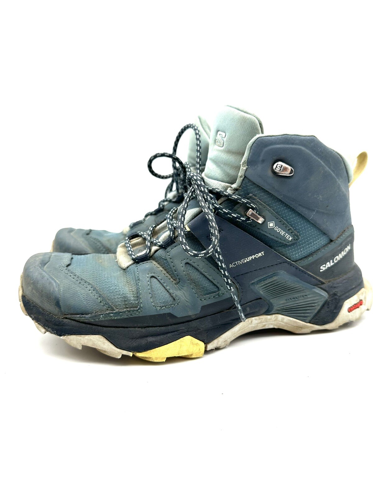 Stivali da trekking Salomon donna x Ultra 4 Mid Gore Tex taglia 8 5 blu polvere difetto