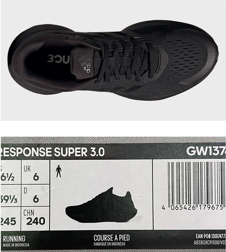 Adidas Response Running Shoes (1374) Gym Sport Training Sneakers