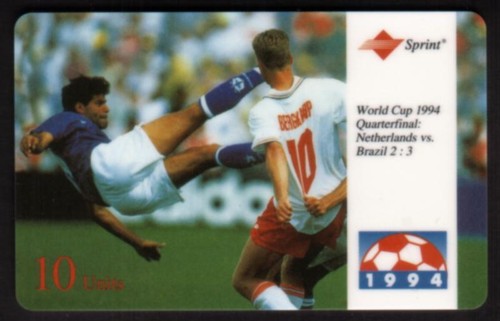 Pin's Coupe Du Monde USA 94 - Drapeau Brésil, édition World Cup, Occasion