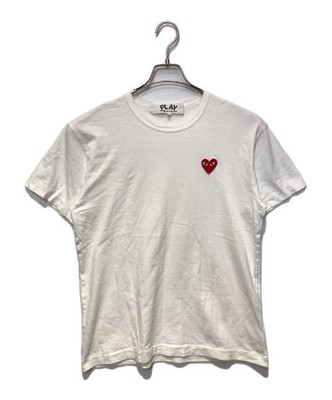 Play Comme Des Garcons Chest Embroidery T-Shirt Size L From Japan 