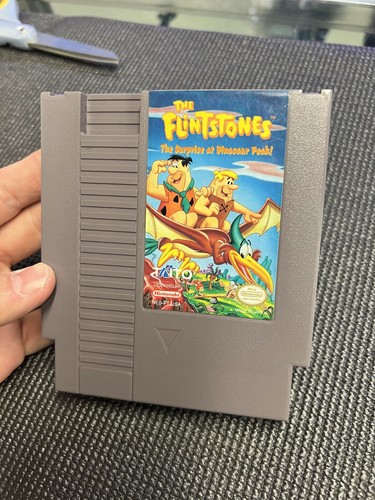 The Flintstones: The Surprise at Dinosaur Peak Nintendo NES NTSC 100% autentico!