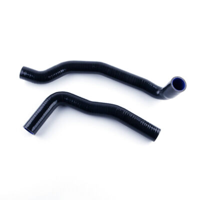 For 1996-2000 Toyota Mark 2 II Jzx100 Black 2Psc Radiator Silicone