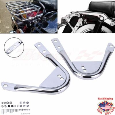 Detachable Two-Up Luggage Rack Docking Hardware For Harley Touring FLH FLT 97-08