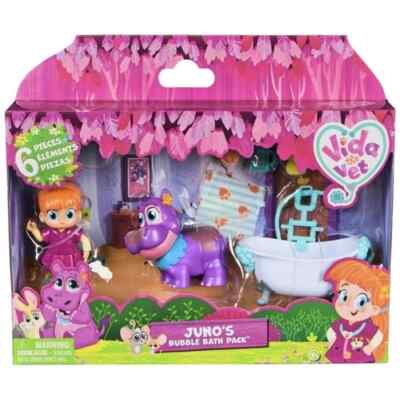Vida The Vet Set Gioco Dottoressa Con Vasca Da Bagno E Figure Vita E Juno - Giocattolo Per Bambine 3+ Anni Con Ippopotamo Che Cambia Colore - Spin Master 6071396 - copertina
