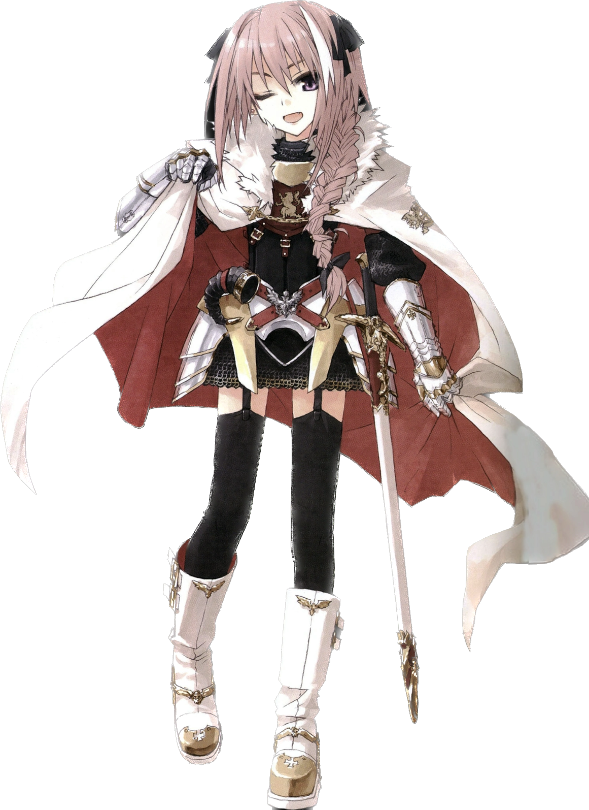 Astolfo Rider Fate/Apocrypha 02 Weatherproof Anime Sticker 6