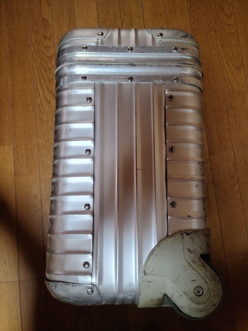 RIMOWA PILOT TROLLY 36L Silver Aluminium 2-wheels Carry Case