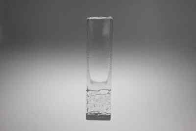 Petr Hora Skrdlovice Vintage Glass Vase, Czech Glass Vase, Art Glass Vase