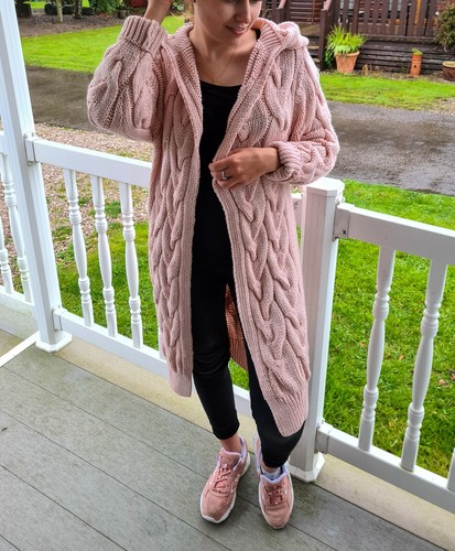 Hooded Hood Cardigan Knitwear | eBay
