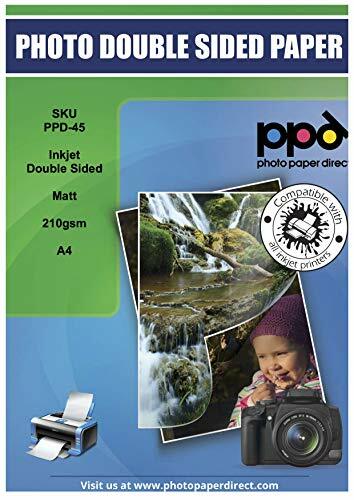 PPD A4 A getto d'inchiostro 210 G opaco biadesivo carta fotografica di (x9K)