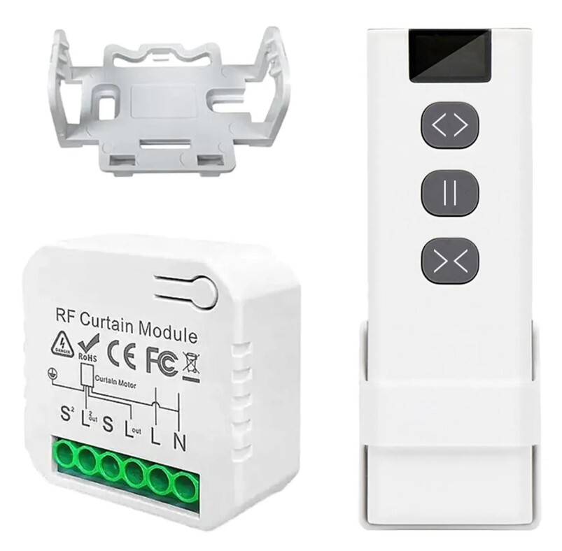 Kit Interrupteur RF 433MHz - Émetteur + Récepteur - Pour Volet Roulant, Garage