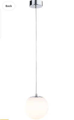 LED Pendelleuchte Selection Badezimmer Gove IP44 9W chrom, satiniertes Badezimmer