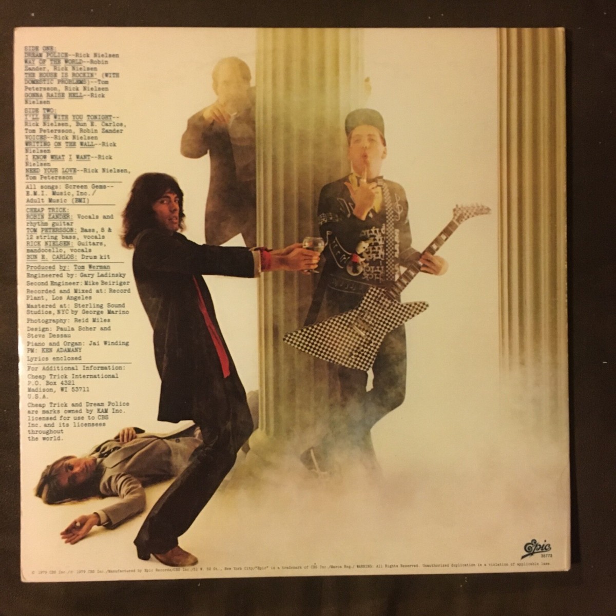 CHEAP TRICK Dream Police - 1979 First Press Epic LP - PLAYS EX+ | eBay
