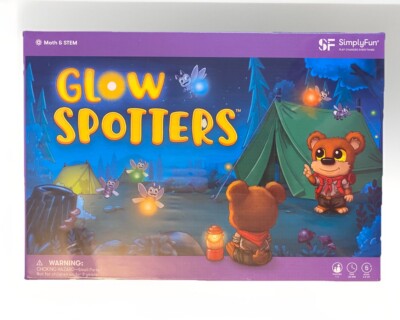 Glow Spotters STEM Game Kids 5 & Up Math 20 Minutes 1-4 Players Brand New Sealed