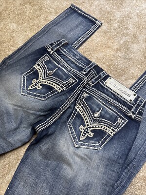 Rock Revival Donna Easy Skinny Denim women jeans size 26 - NEW