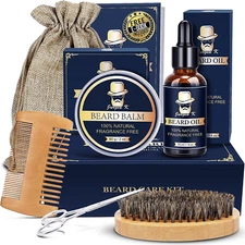 Mens Gifts - Beard Kit for Winter Self-Care, Ideal for Men's Daily Grooming Rout