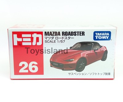 TOMICA 26 MAZDA ROADSTER MX-5 1/57 TOMY 2016 FEBRUARY NEW MODEL