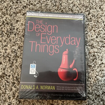 The Design of Everyday Things - MP3 CD By Norman, Donald A - SEALED!