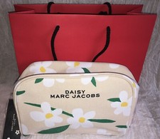 Marc Jacobs Daisy Clutch/Cosmetic Bag New , Authentic With Marc Jacobs Gift Bag