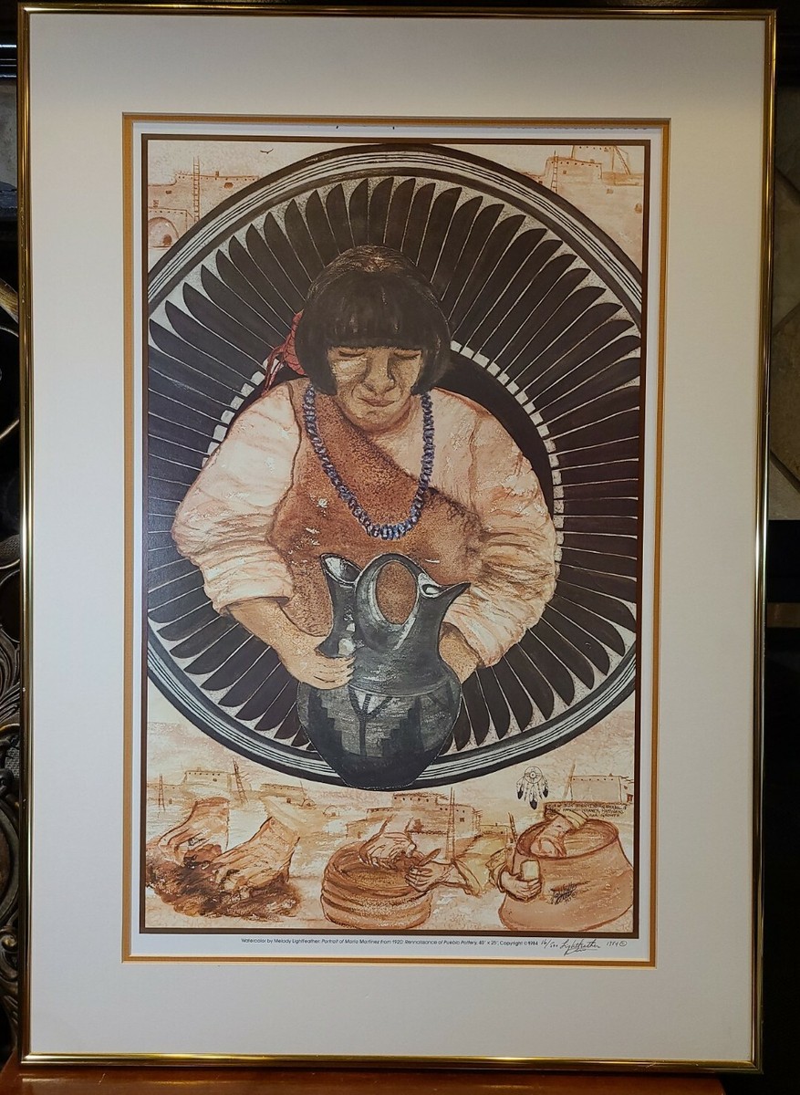 Native American Artist Melody Lightfeather Portrait Limited