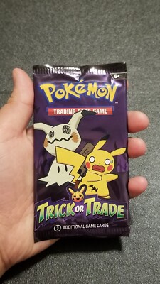 2023 Pokemon Trick Or Trade Card Booster Pack Halloween Trick Or Treat