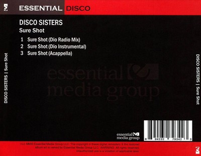 DISCO SISTERS SURE SHOT NEW CD