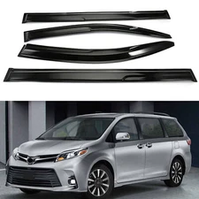 Window Visor For 2011-2019 Toyota Sienna Sun Guard Rain Deflector Vent Shade 4PC