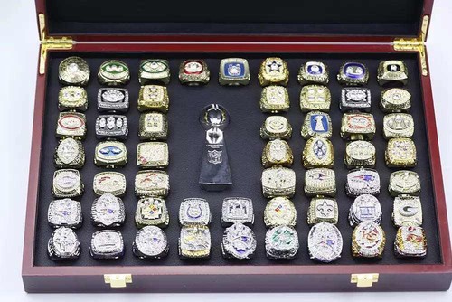 TODOS los anillos del Super Bowl de NFL (1933-2021 años) más de 100 anillos/+ | eBay