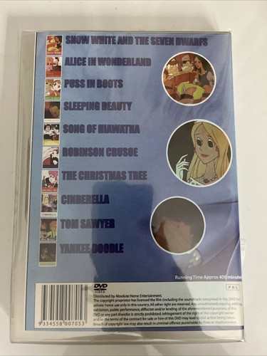 10 Movies Family Fun: Snow White, Alice Wonderland, Sleeping Beauty (DVD,4-Disc) - Picture 2 of 2