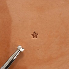 Craftool Small Star Leather Stamp 6609-00 Z609 by Tandy Leather