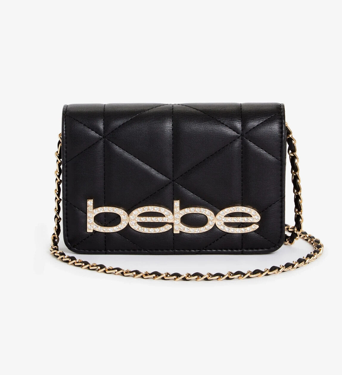 BEBE Women's Classic Mini Crossbody Bag, Micro Shoulder Purs