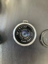 VINTAGE NEAR MINT NIKON NIKKOR-C S MOUNT 35mm f 2.5, caps  case for rangefinder