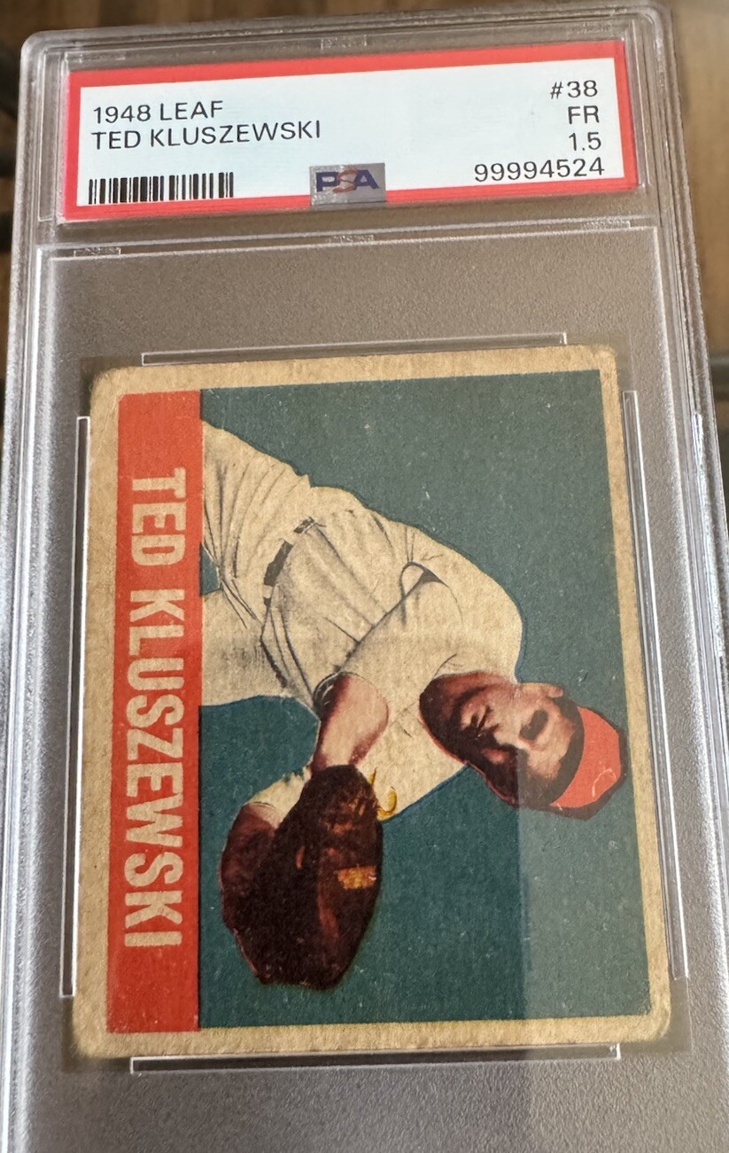 1948-49 Leaf - #38 Ted Kluszewski (RC) PSA 1.5