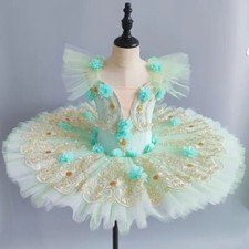 Professional Dress Girls Tutu Ballet Costumes Ballerina Performance Dance Outfit