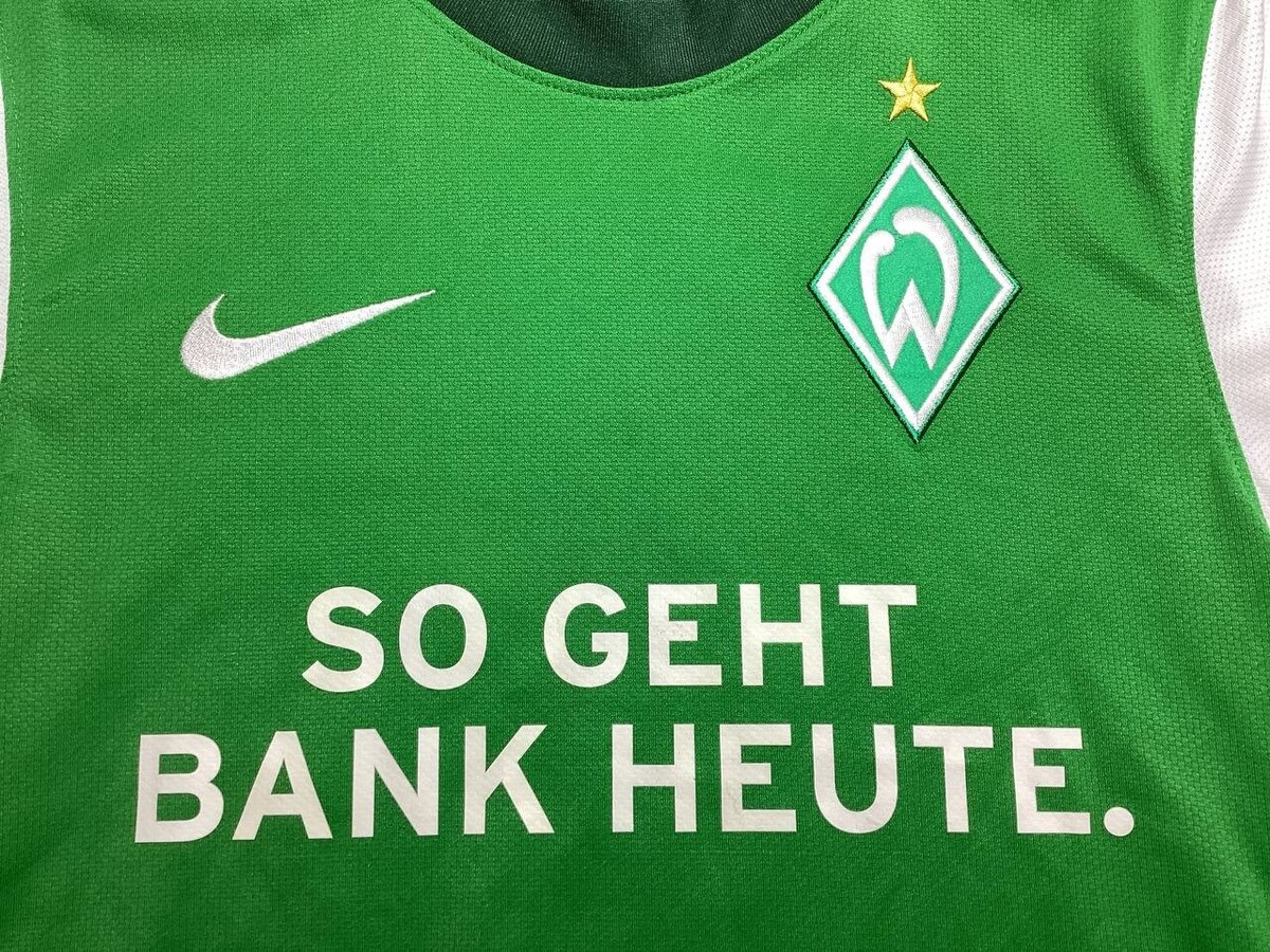 WERDER BREMEN 2009 2010 Home Football Shirt Soccer Jersey Nike #10