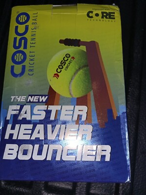 Cosco Cricket Tennis Balls 6 pack.
