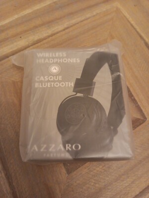AZZARO Parfums Casque Bluetooth Wireless Headphones Black