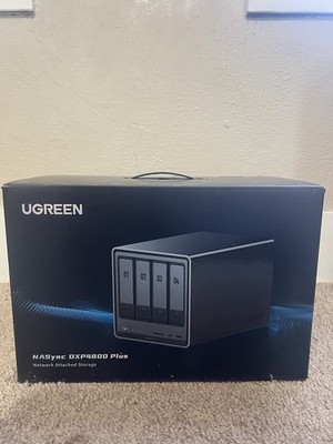 NEW UGREEN NASync DXP4800 Plus 4-Bay Nas, Intel 5-Core CPU, 8GB RAM Open Box