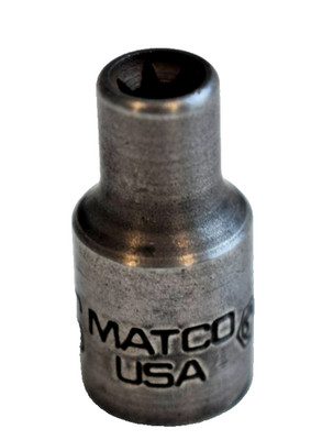 Matco Tools USA A6XRA E6 TORX External Shallow Impact Socket 1/4'' Drive