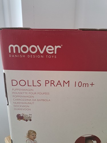 Moover Essential Dolls Pram for Toddlers, Already Assembled, Made In Denmark - Picture 4 of 7