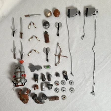 Lot Of 31 2000’s TMNT Ninja Turtles Weapon Sewer Lair Accessories Misc