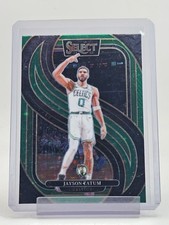 JAYSON TATUM 2024-25 SELECT PREMIER LEVEL GREEN STARS PRIZM #110 CELTICS Q7084