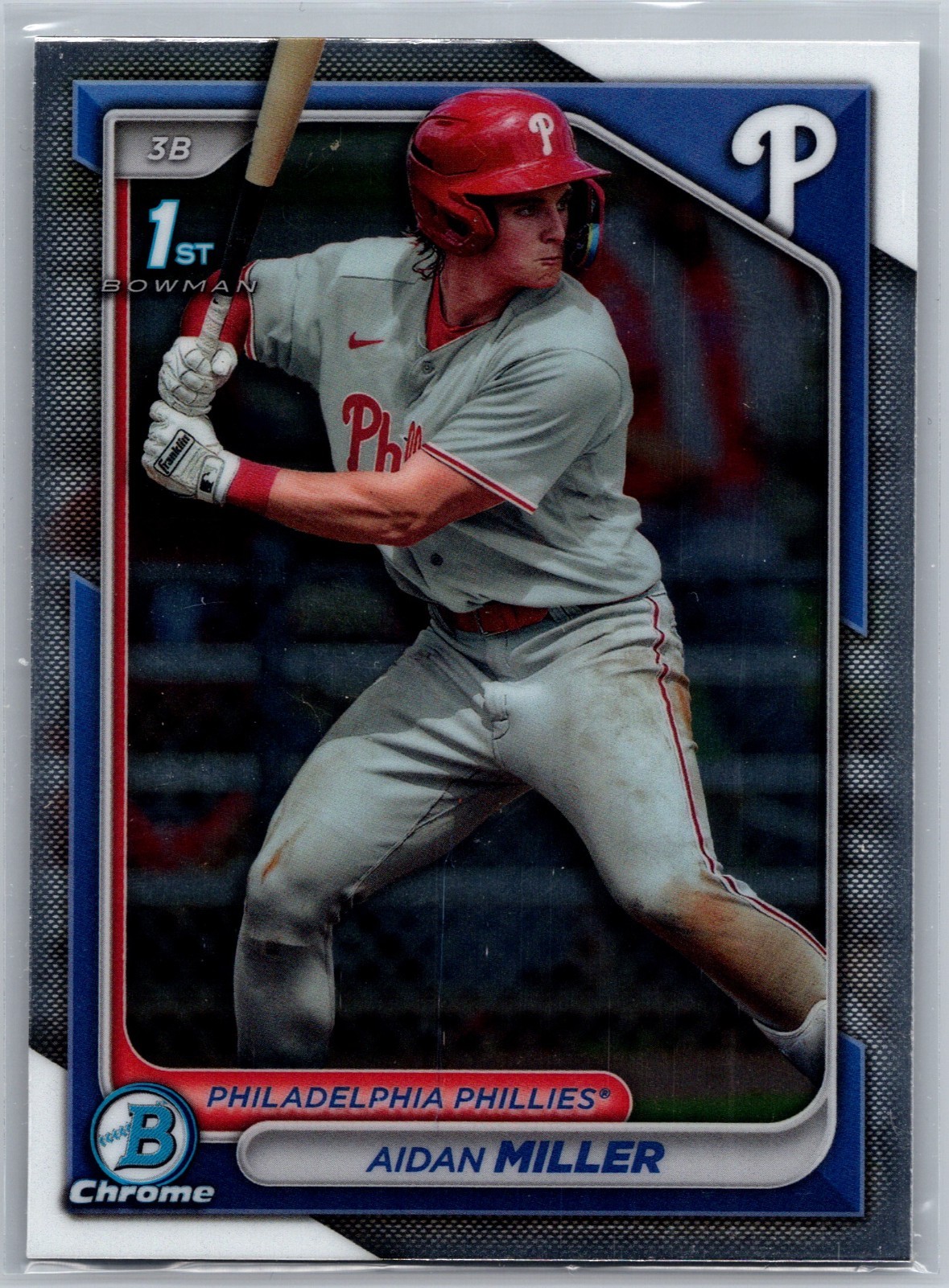 2024 Bowman Chrome - 1st Bowman Aidan Miller #BCP-27 Mojo Refractor (RC)