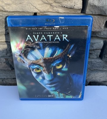 Avatar Blu-ray 3D + 2D + DVD Sigourney Weaver Sam Worthington Giovanni Ribisi